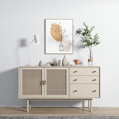 现代日式边柜装饰柜