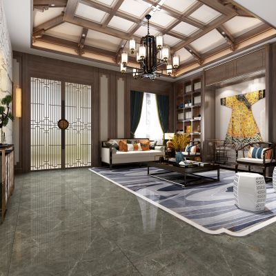 新中式民宿休息大厅