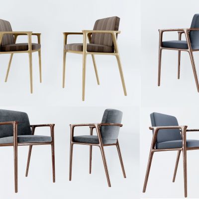 新中式单椅 组合