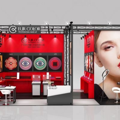 现代口红化妆品展会