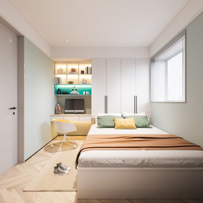 北欧榻榻米卧室