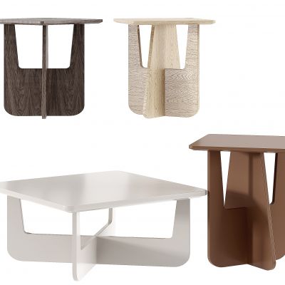 现代方形茶几_边几 角几