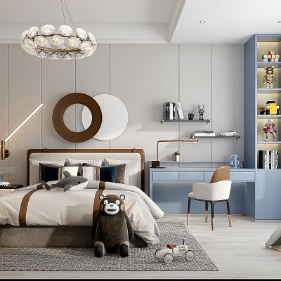 现代儿童房卧室