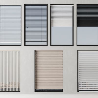 现代百叶窗帘