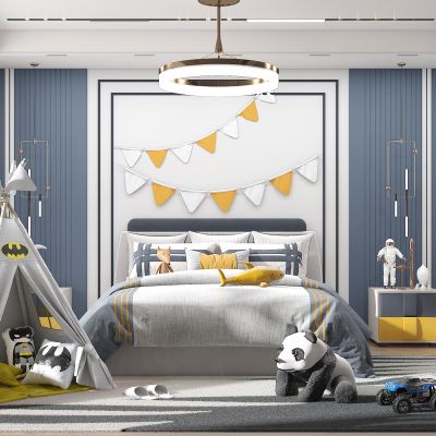 现代儿童房男孩房