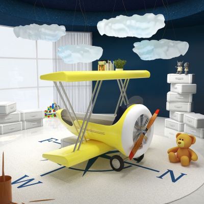现代儿童飞机床