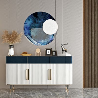 现代轻奢玄关装饰柜,