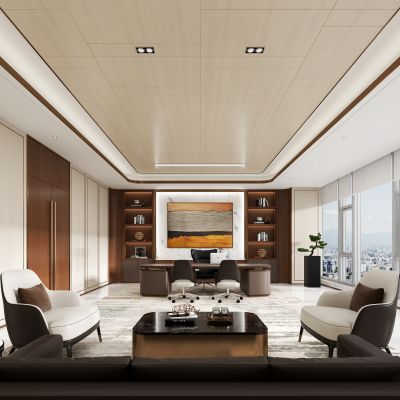 新中式领导办公室