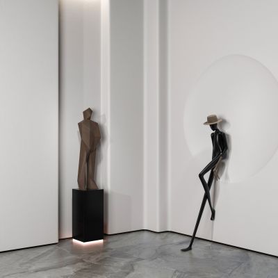 现代人物雕塑摆件