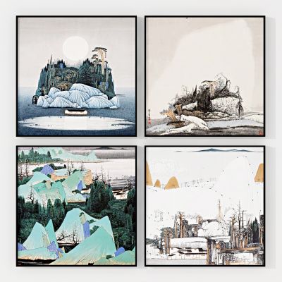 新中式装饰画 ,挂画