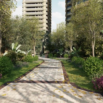 现代小区景观小品绿化园林景观