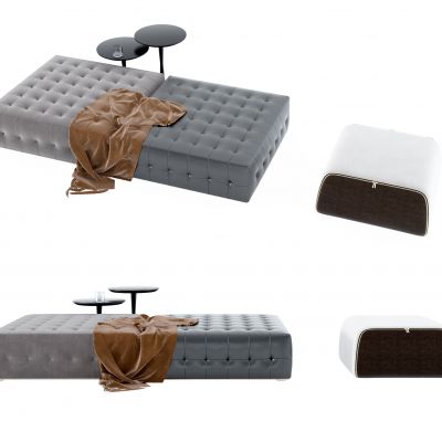 现代脚踏 沙发凳