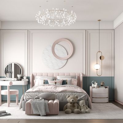 欧式儿童房女儿房