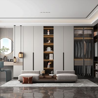 现代衣帽间