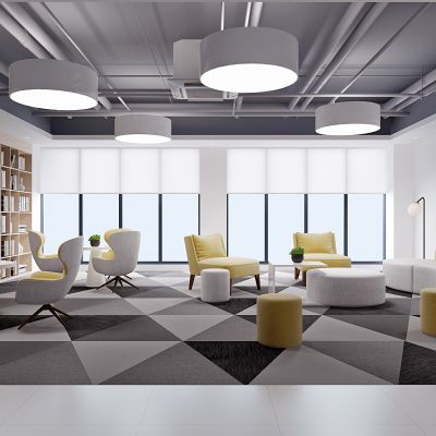 现代办公休闲区