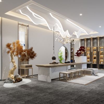 现代公司休息区