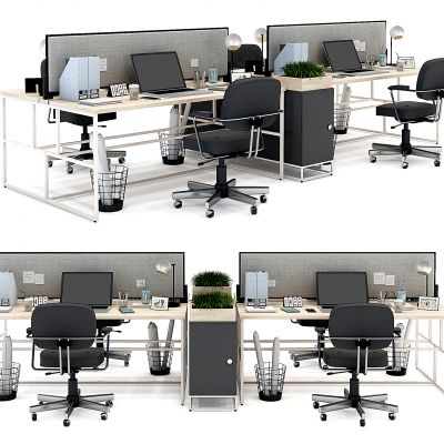现代办公桌椅，工位，办公桌椅