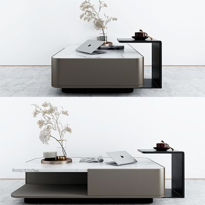 现代大理石茶几