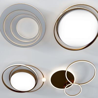 现代吸顶灯组合