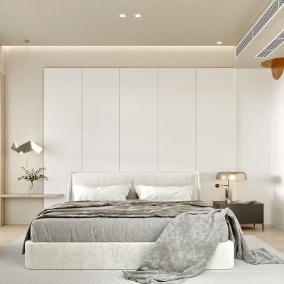 现代极简风卧室