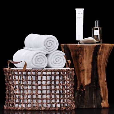 现代藤编编织编娄收纳篓