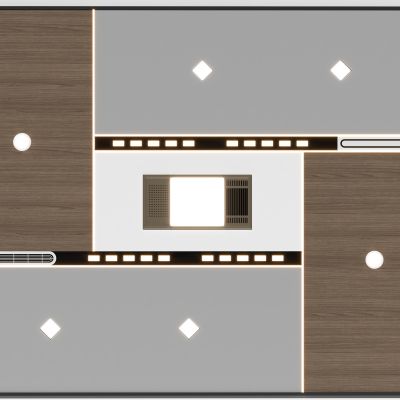 现代蜂窝大板吊顶