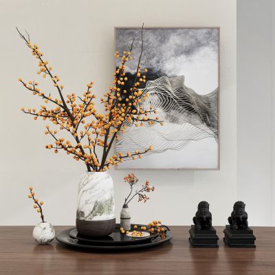 新中式花瓶摆件组合