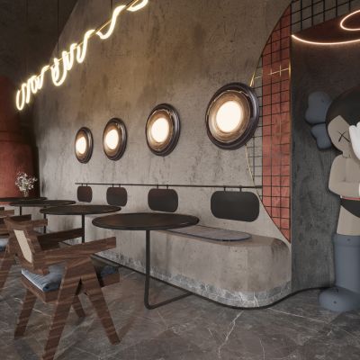 工业风酒吧 餐厅
