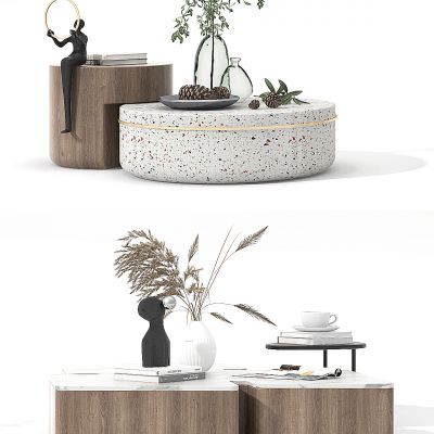 现代茶几摆件组合