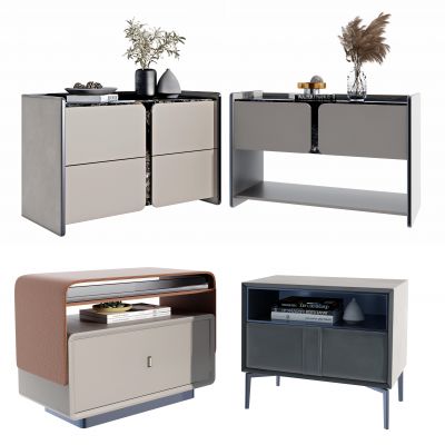 现代简约床头柜