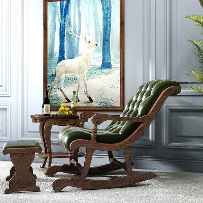 古典摇椅边几组合