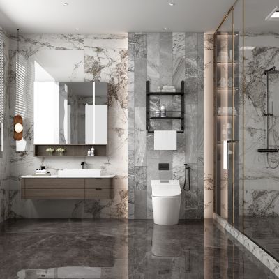 现代卫生间 浴室