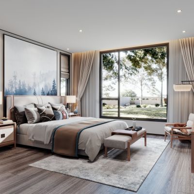 新中式家居卧室