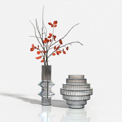 新中式玻璃花瓶