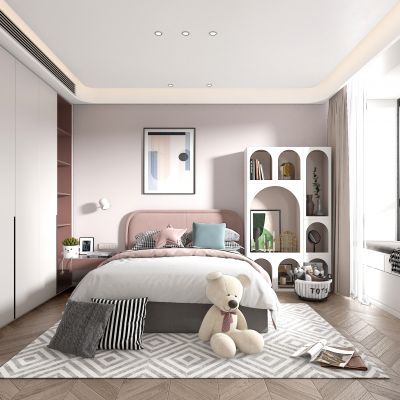现代女孩房儿童房