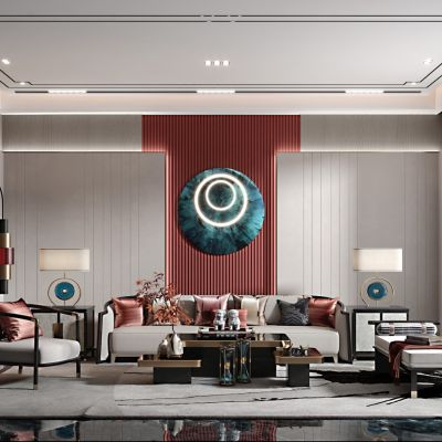 新中式轻奢客厅