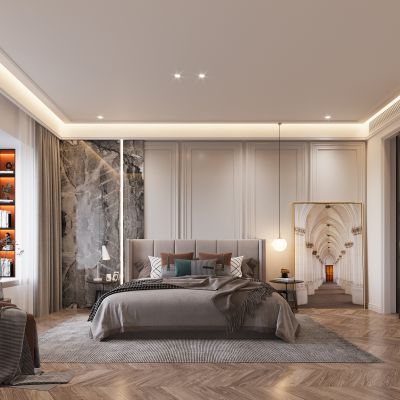 现代卧室