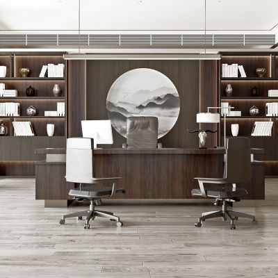 新中式总经理办公室