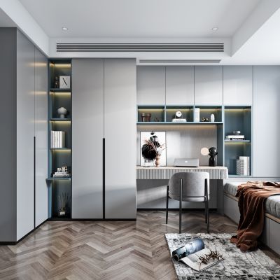 现代榻榻米卧室