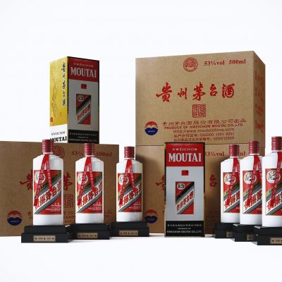 现代茅台 白酒 酒水酒瓶子包装盒_
