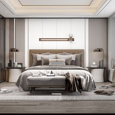 现代轻奢卧室