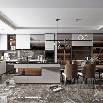 现代开放式厨房