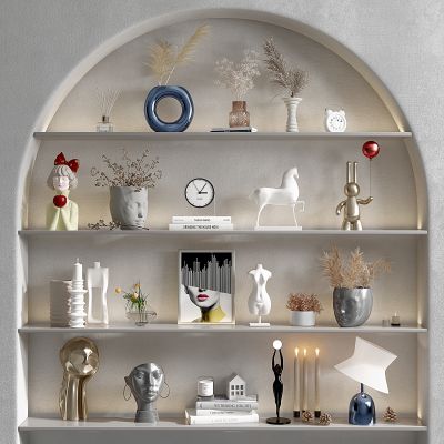 现代花瓶雕塑,工艺品摆件