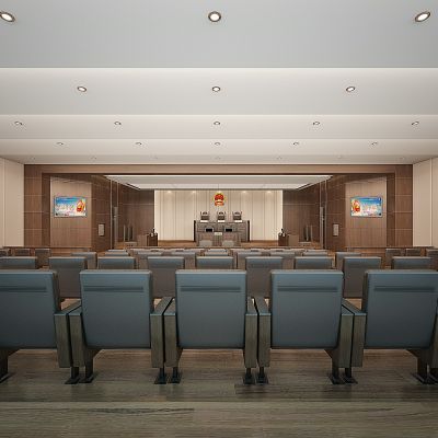 新中式法院法庭、多功能厅