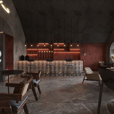 工业风酒吧咖啡厅