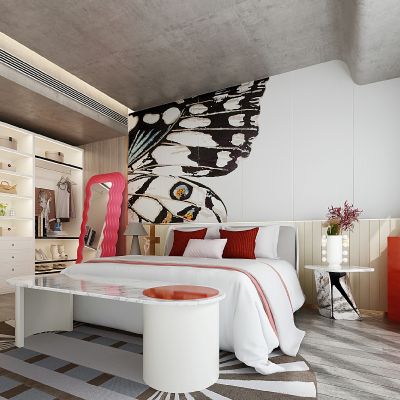 现代轻奢女孩房