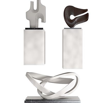 现代雕塑摆件,摆台