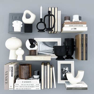 现代饰品组合摆件