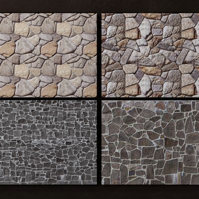 现代文化石墙面