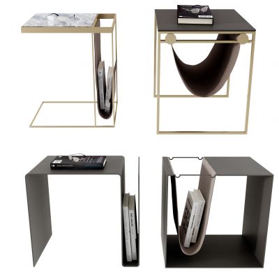 新中式边几 书架 杂志架角几